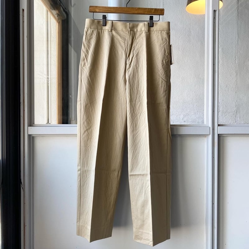 YAECA [ MEN ] チノクロスパンツ クリースド | Less Higash