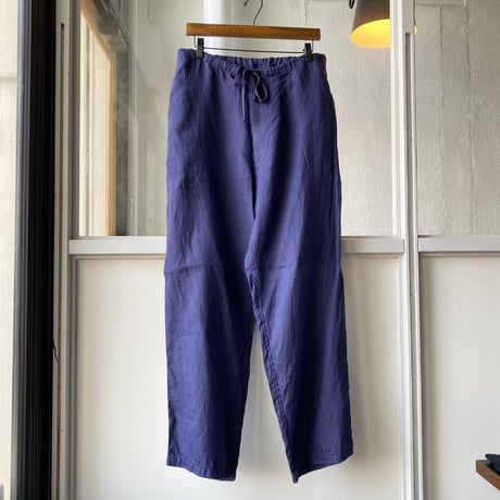 COMOLI   リネンWクロス ドローストリングパンツ