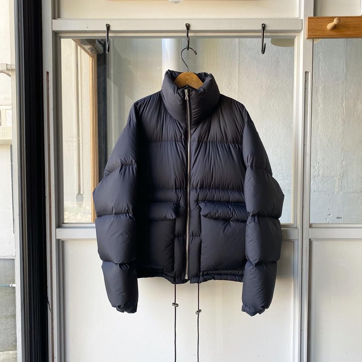 AURALEE SUPER LIGHT NYLON RIPSTOP DOWN BLOUSON