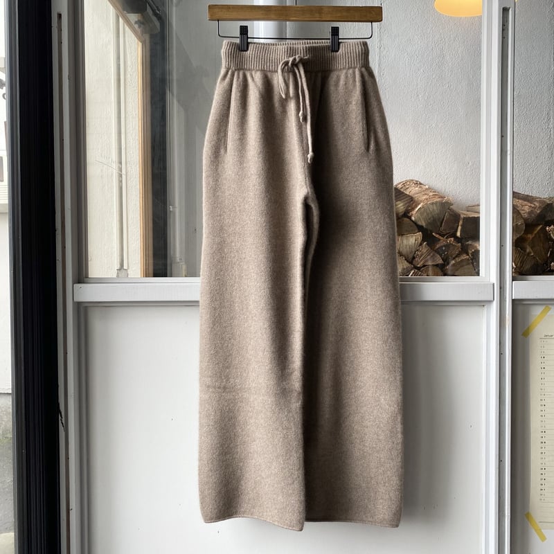 AURALEE BABY CASHMERE KNIT PANTS A20AP06BC (W AURALEE BABY CASHMERE KNIT PANTS A20AP06BC (W