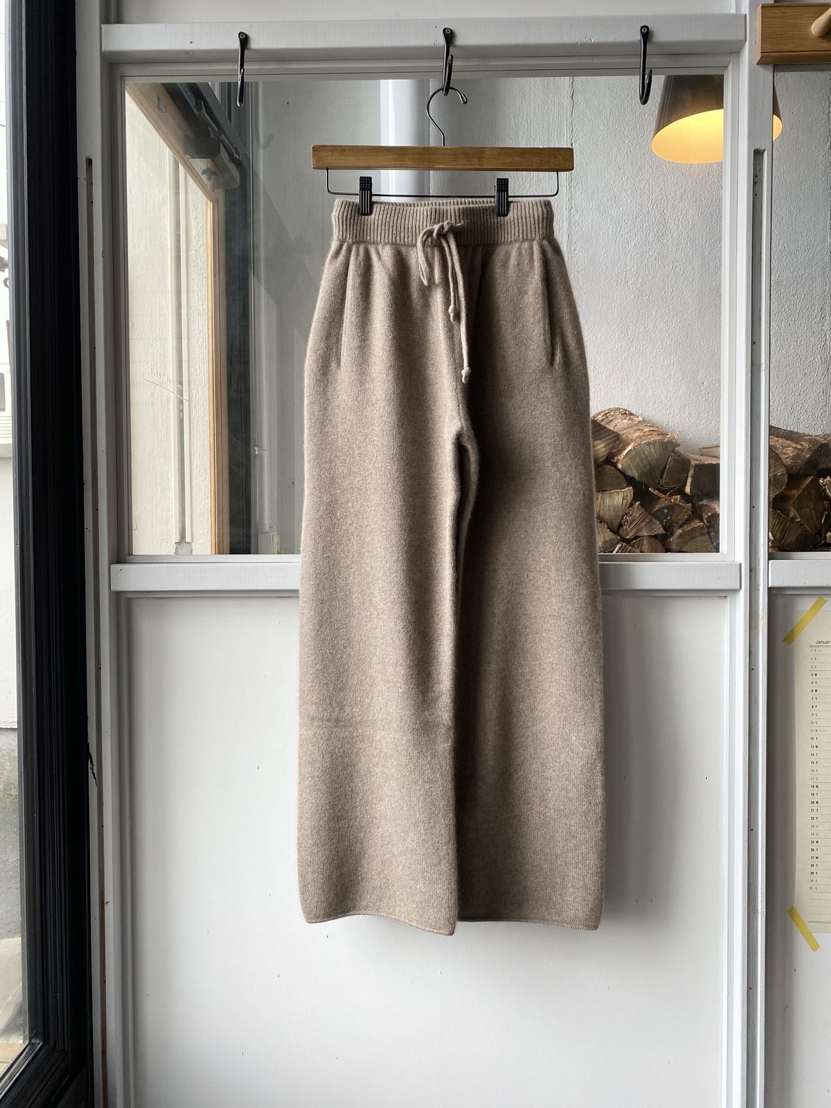 AURALEE BABY CASHMERE KNIT PANTS A20AP06BC (W AURALEE BABY CASHMERE KNIT PANTS A20AP06BC (W