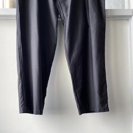 COMOLI   コットンサテン ドローストリングパンツ