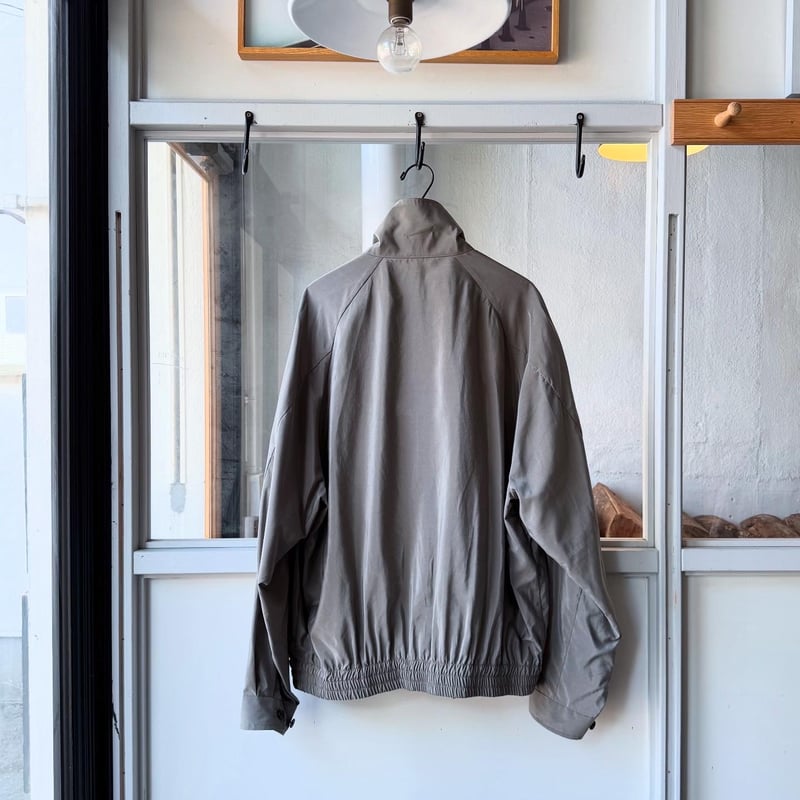 ssstein SILK NYLON ZIP UP BLOUSON | Less Hig