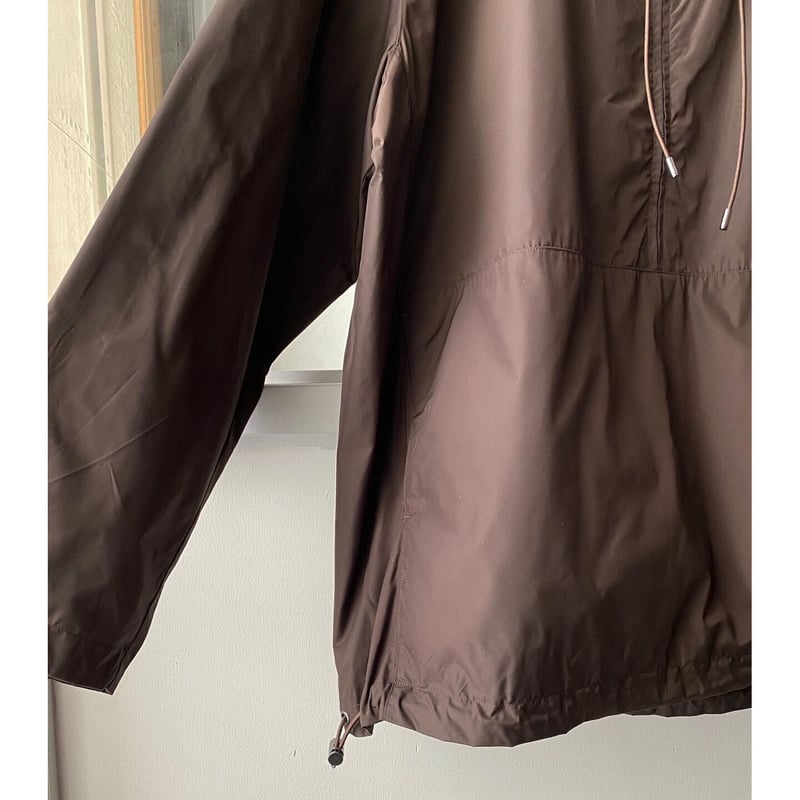 AURALEE HIGH COUNT LIGHT NYLON HALF ZIP P/O A AURALEE HIGH COUNT LIGHT NYLON HALF ZIP P/O A
