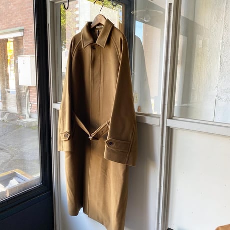 AURALEE 　CASHMERE WOOL MOSSER SOUTIEN COLLAR COAT
