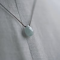 Margaret Solow 　 Faceted  Opaque Aquamarine Necklace