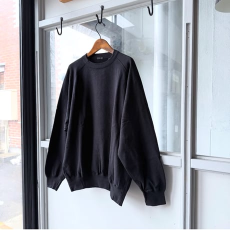 COMOLI　LWコットン裏毛 クルーネック