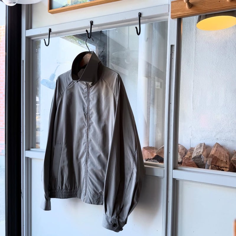 ssstein SILK NYLON ZIP UP BLOUSON | Less Hig