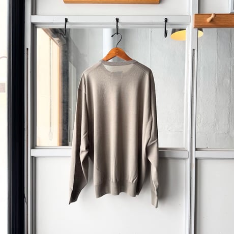 ssstein　  WOOL SILK KNIT TUCKED LS  -  ST.1146