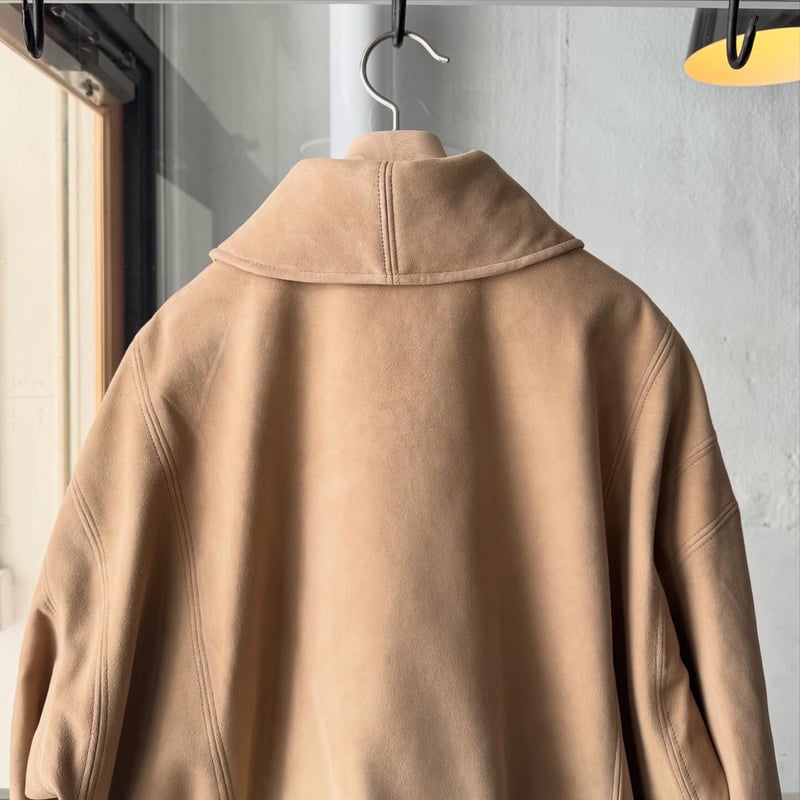 AURALEE SILKY GRAIN SUEDE BLOUSON | Less Higas