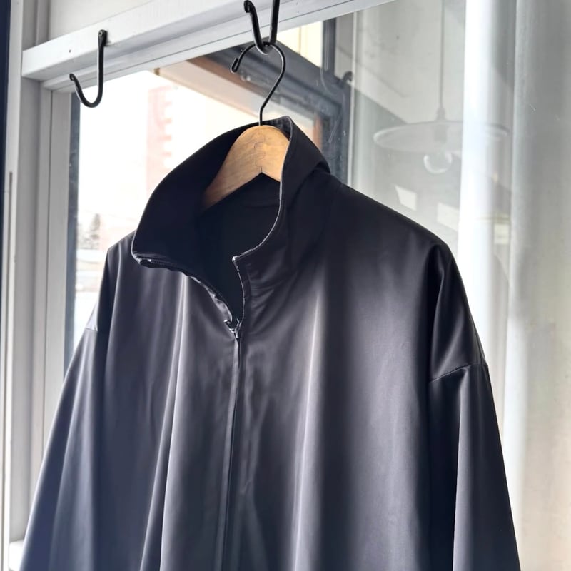 ssstein SILK-BACK STAND COLLAR ZIP JACKET | L