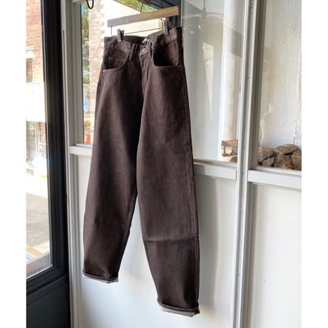 AURALEE  　HARD TWIST DENIM WIDE PANTS