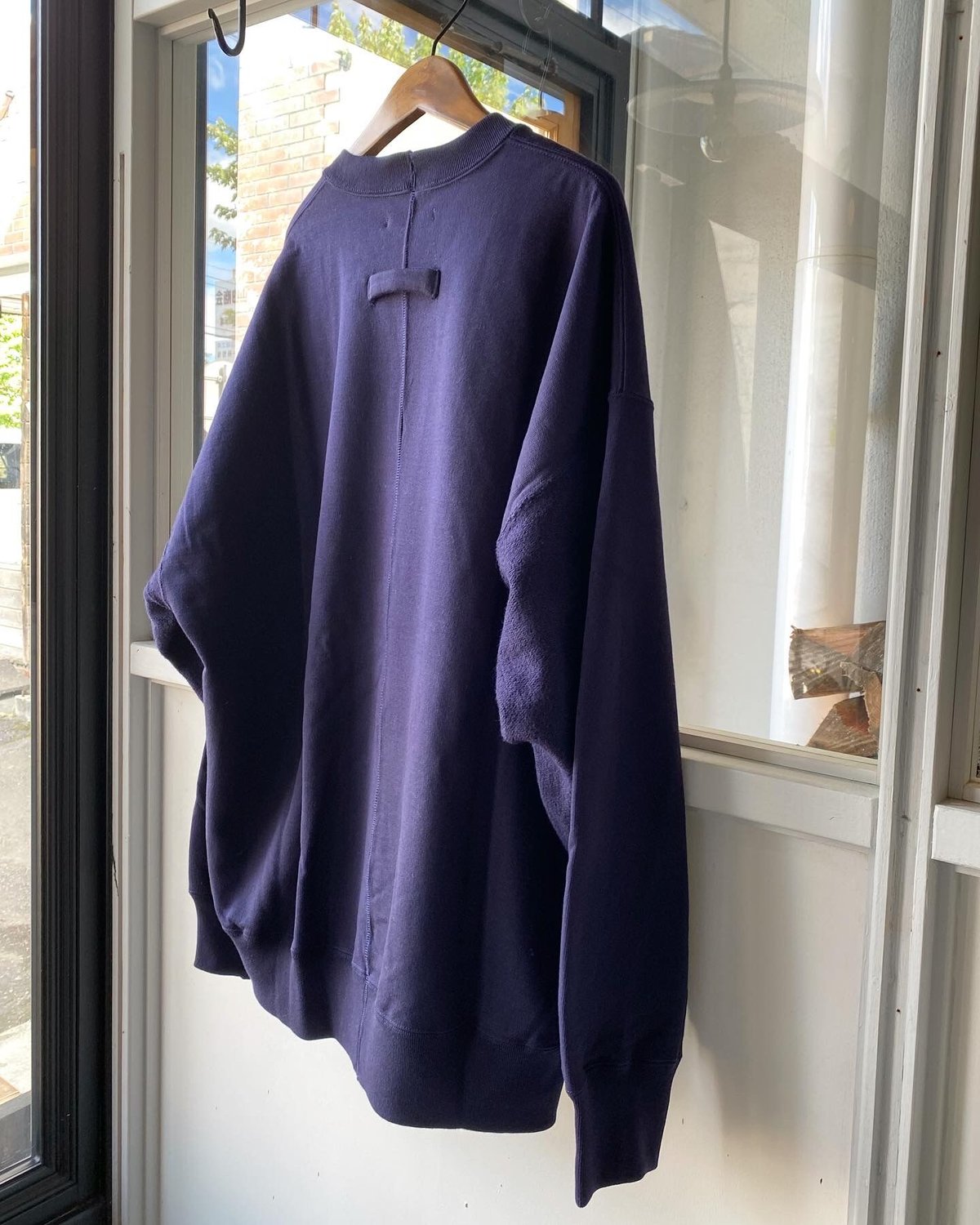 stein OVERSIZED UNTWISTED YARN SWEAT LS - S stein OVERSIZED UNTWISTED YARN SWEAT LS - S