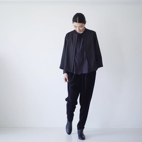 fruits of life  ベロアテーパードパンツ