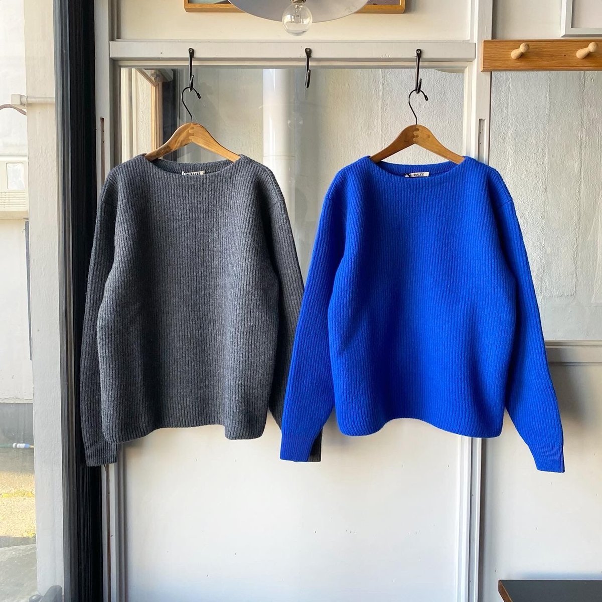 auralee RIB KNIT BOAT NECK即購入OKです