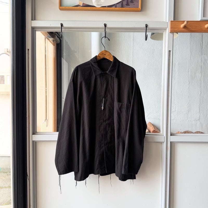 【新品未使用】comoli コットンネル シャツジャケット　2 COMOLI」コットンネルシャツジャケット