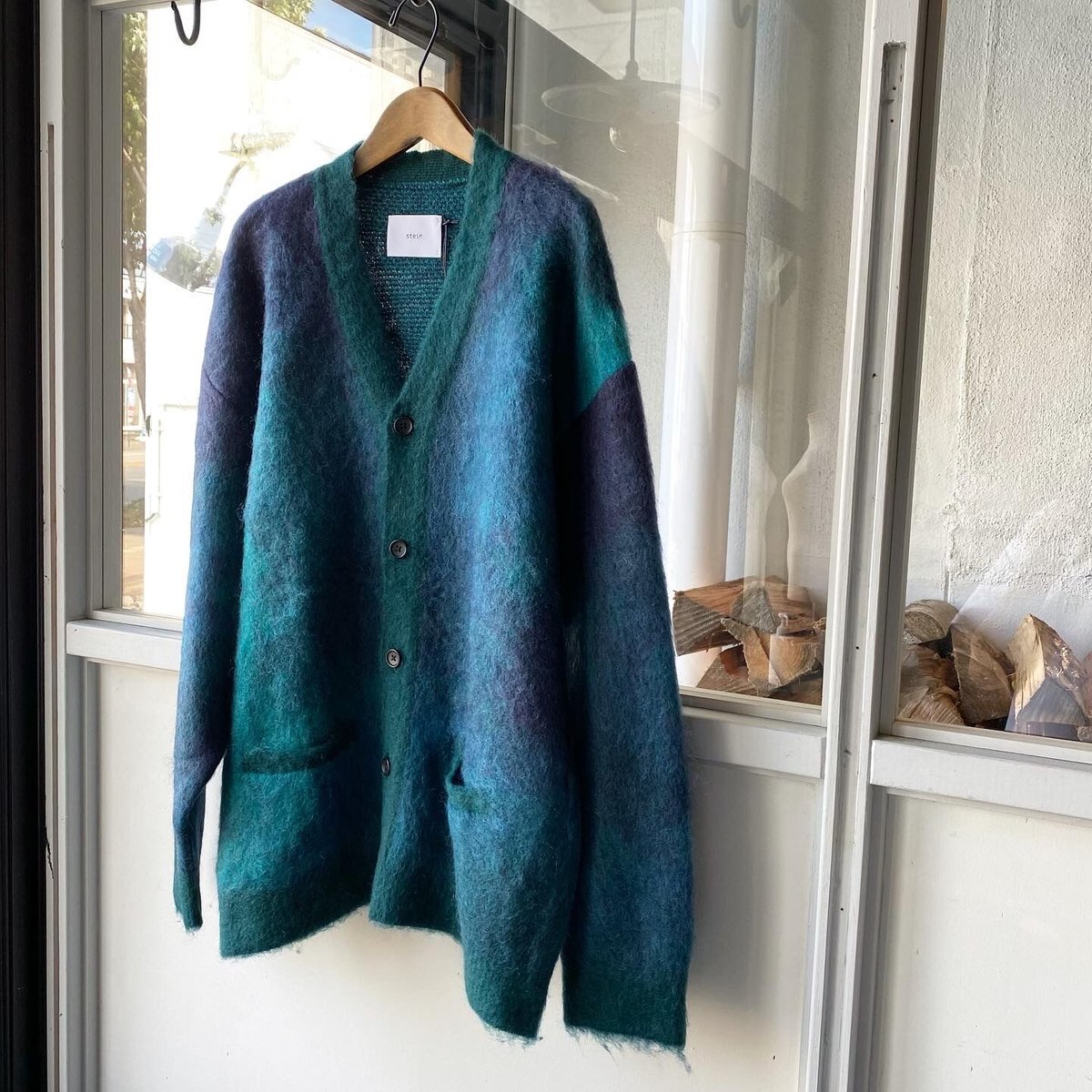 stein GRADATION MOHAIR CARDIGAN - ST.448 