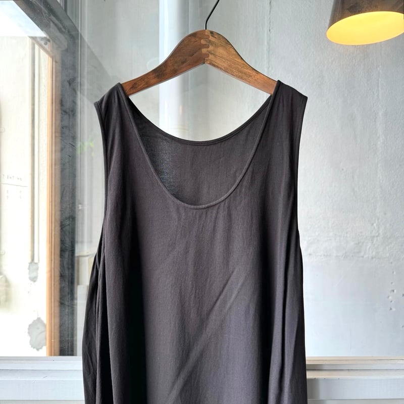 COMOLI  ノースリーブシャツ COMOLI シルクノースリーブ