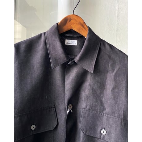 COMOLI　リネン  C.P.Oシャツ