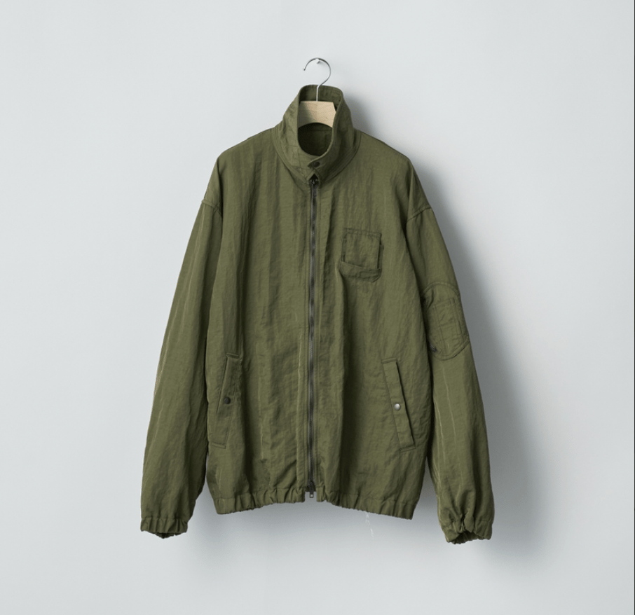ssstein BIO WASHED NYLON OVERSIZED FIGHT JACK
