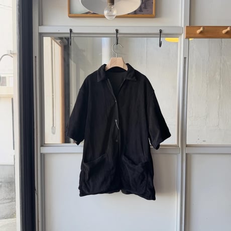 COMOLI　リバーシブル 半袖シャツ