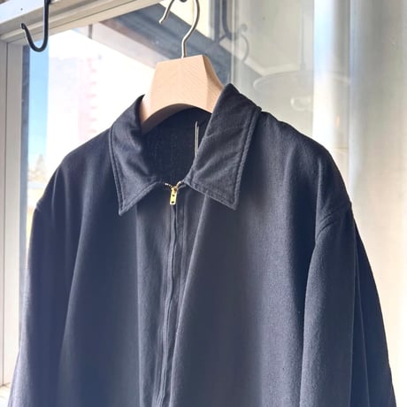 COMOLI　シルクネップ ジップショートジャケット