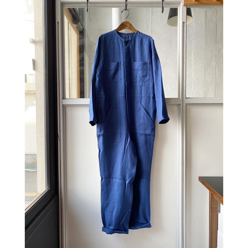 fruits of life リネンオールインワン/青黛色(ネイビー) | Less Hi
