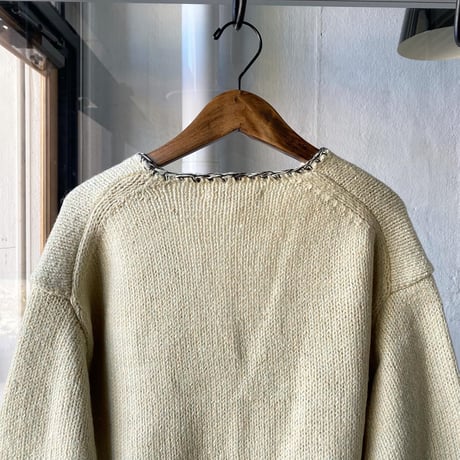 AURALEE　SILK WOOL CAMEL MIX KNIT CARDIGAN