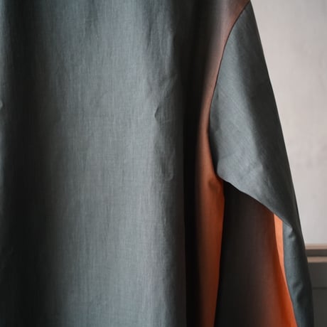 AURALEE  WASHED FINX GRADATION DYED BIG BLOUZON (Mens)