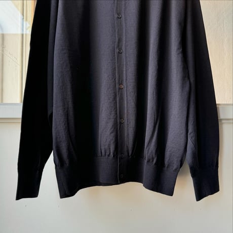 COMOLI　ウール 衿付きカーディガン