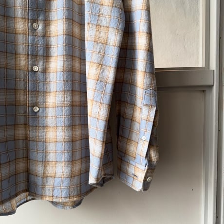 AURALEE　AIRY WOOL CHECK SHIRT