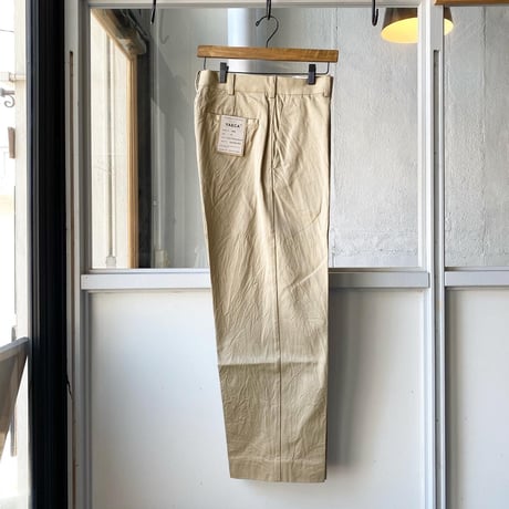 YAECA   [ MEN ]   チノクロスパンツ クリースド