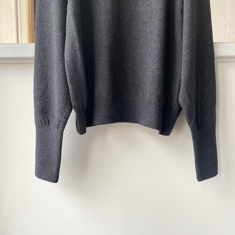 COMOLI　カシミヤ スキッパーニット