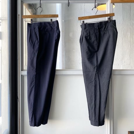 COMOLI　ウール 2タックパンツ