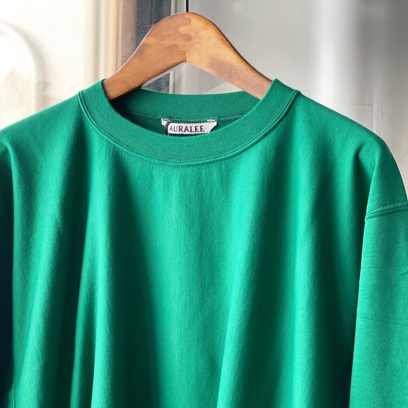AURALEE ELASTIC HIGH GAUGE SWEAT P/O | Less H AURALEE ELASTIC HIGH GAUGE SWEAT P/O | Less H