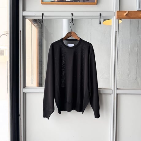 ssstein　  WOOL SILK KNIT TUCKED LS  -  ST.1146