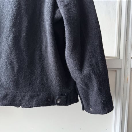 COMOLI　縮絨ウール ジップショートジャケット