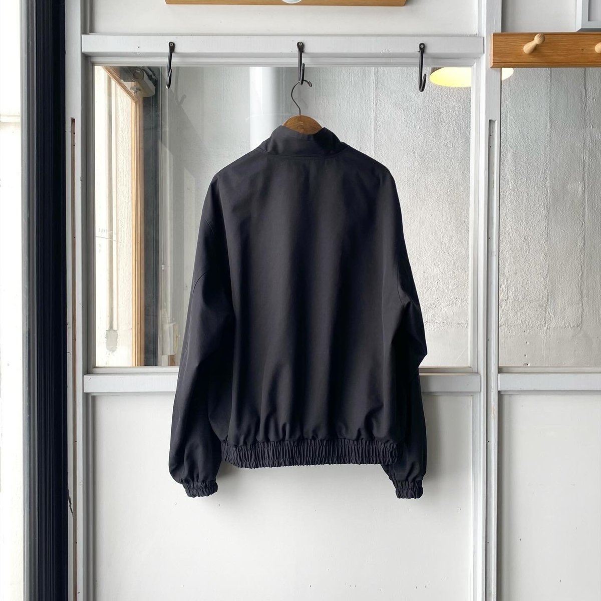 AURALEE WASHED FINX SILK CHAMBRAY BLOUSON | Les AURALEE WASHED FINX SILK CHAMBRAY BLOUSON | Les