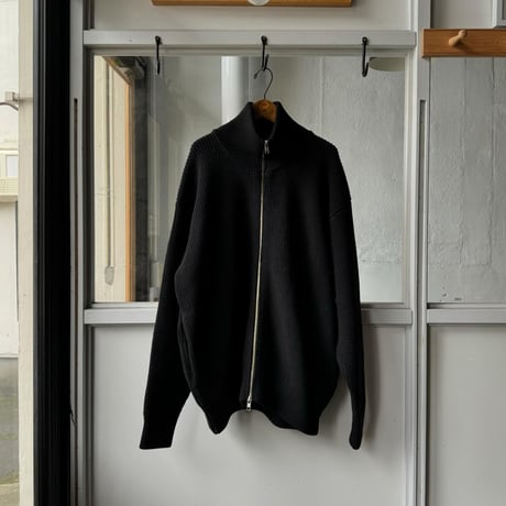 ssstein　  OVERSIZED DRIVERS KNIT ZIP JACKET