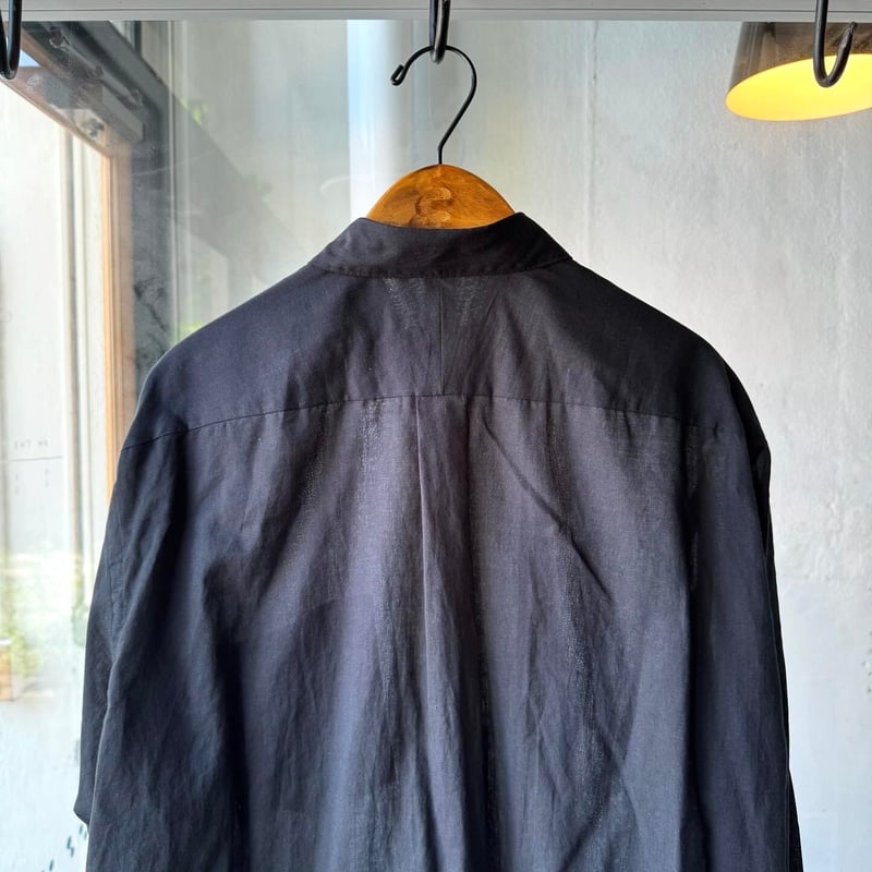 24SS comoli KHADIコットン コモリシャツ SIZE 4 COMOLI◇24SS/KHADIコットン コモリシャツ/4/コットン/GRN