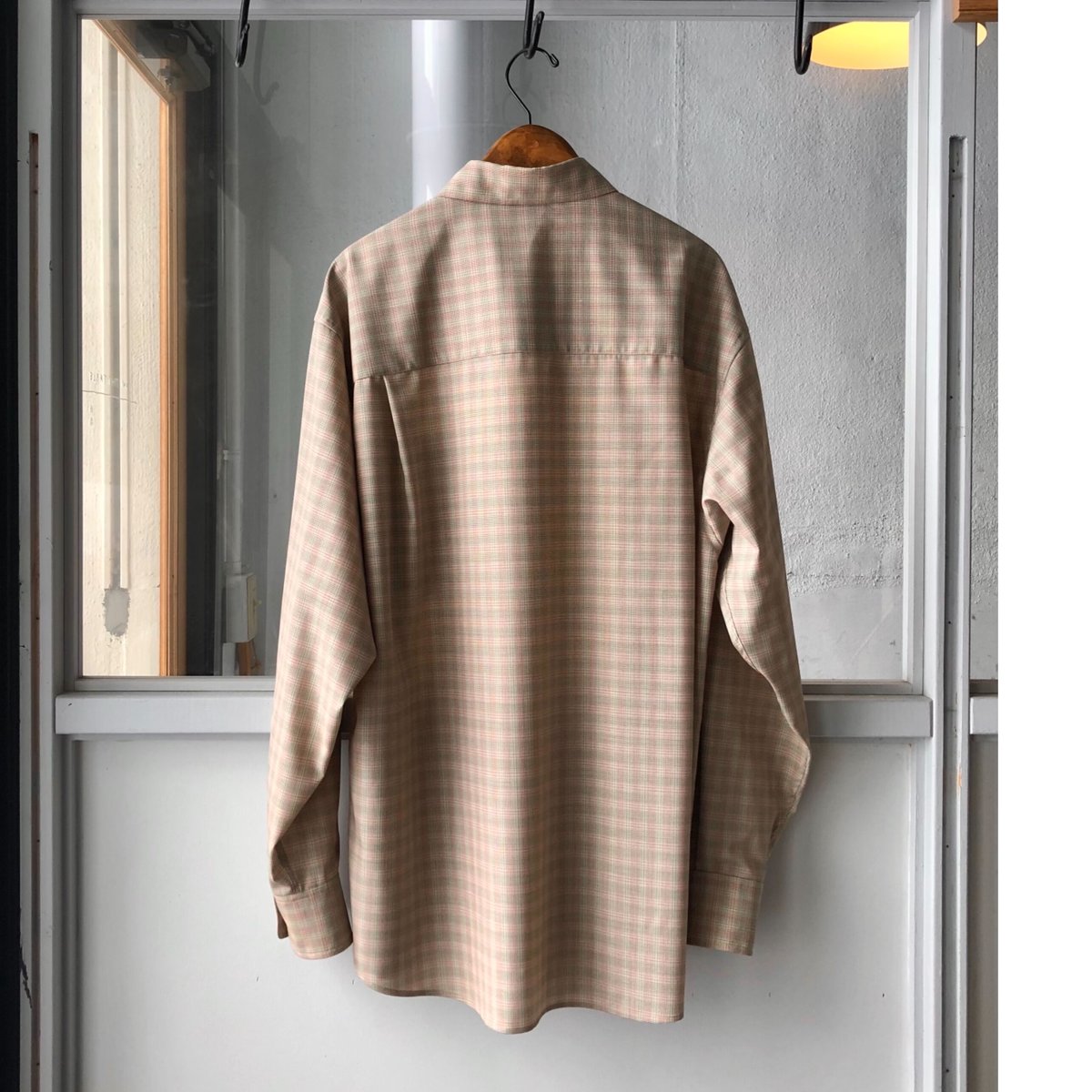 オーラリー 20AW SUPER LIGHT WOOL CHECK SHIRTS AURALEE SUPER LIGHT WOOL CHECK SHIRTS A20SS01L