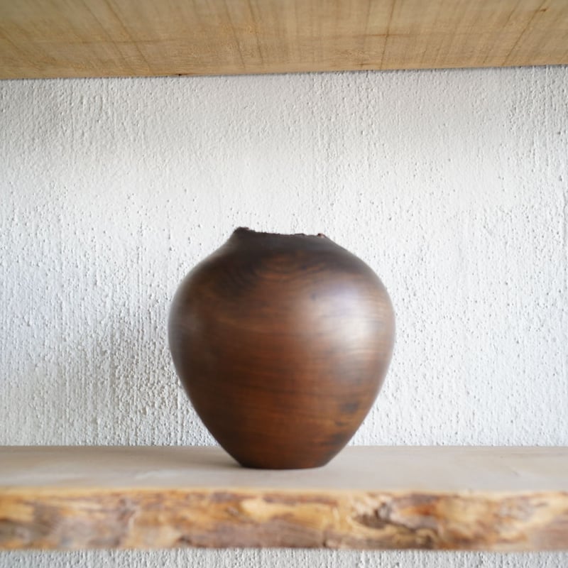 盛永省治 ウッドベース 山桜(柿渋染め) | Less Higashikawa