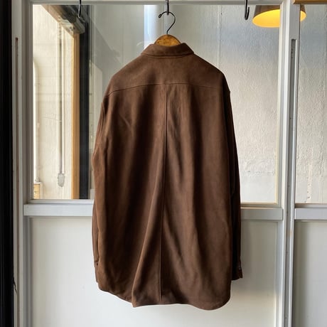 COMOLI   スエードコモリシャツ