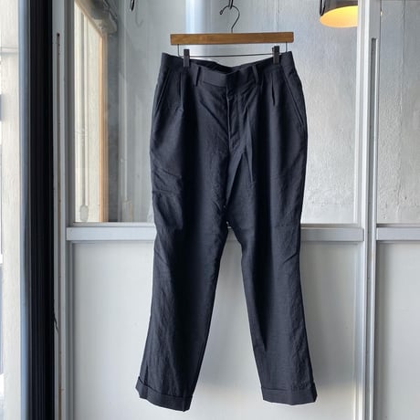 COMOLI　ウール 2タックパンツ