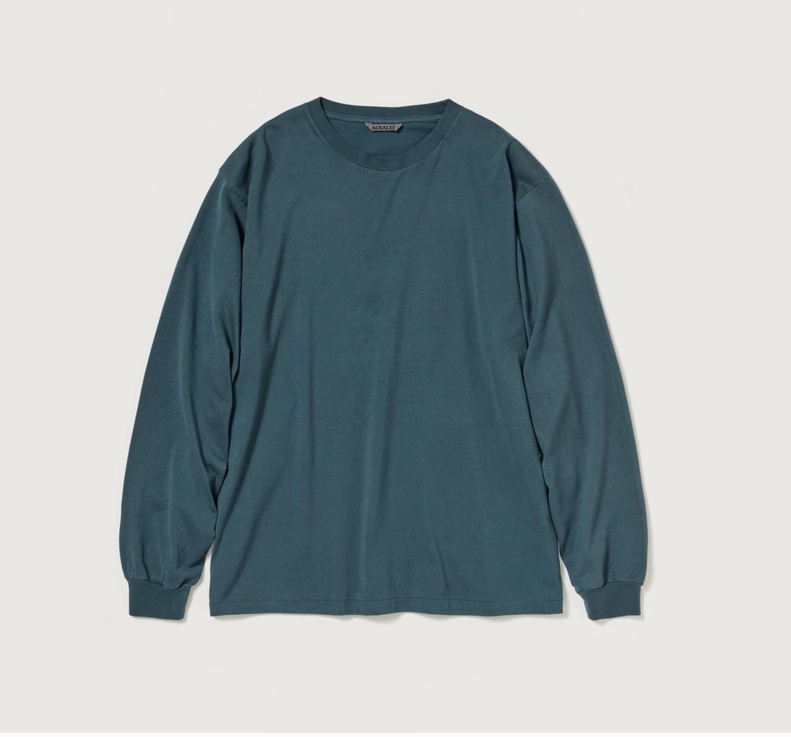 AURALEE LUSTER PLAITING L/S TEE | Less Higashi