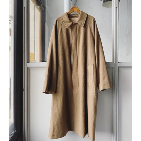 COMOLI  リネンウール バルカラーコート