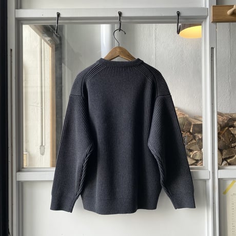 AURALEE  SUPER FINE WOOL RIB KNIT BIG P/O A20AD06RK (womens)