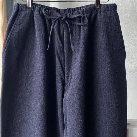 COMOLI　リファインウール ドローストリングパンツ