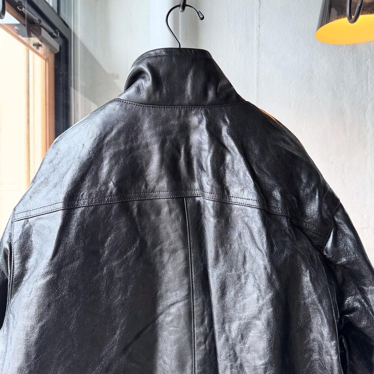 AURALEE (オーラリー)　LAMB LEATHER ZIP BLOUSON AURALEE LAMB LEATHER ZIP BLOUSON | Less Higash