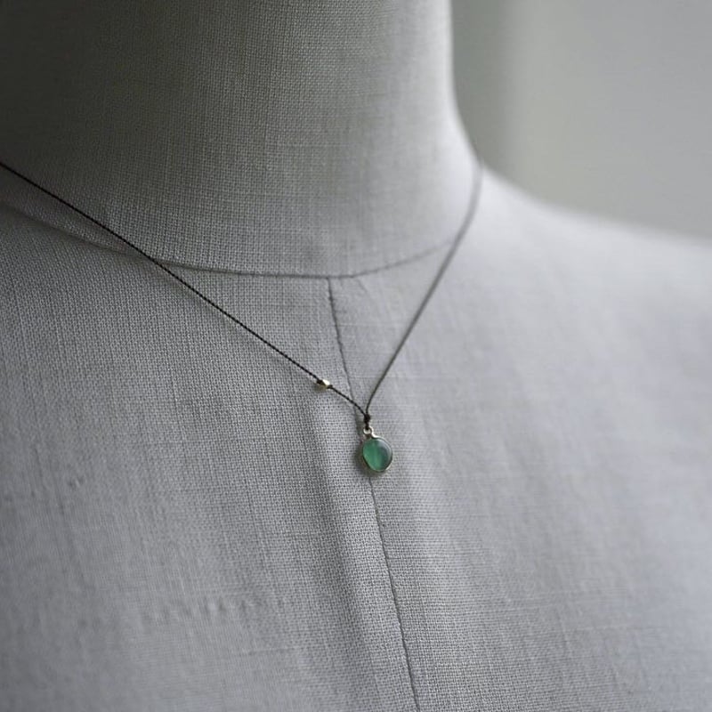 Margaret Solow Enclosed Emerald Cabochon Nec